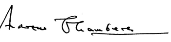 andrew chambers signature